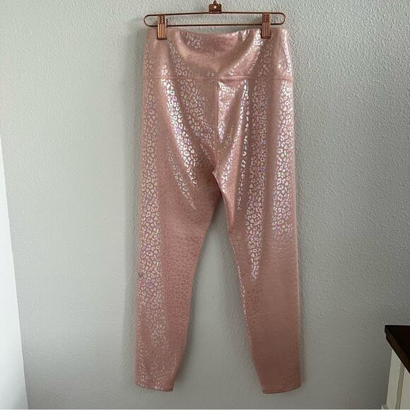 NWT IVL Collective Active Iridescent High Waist Leggings Leopard 8 - Picture 4 of 12